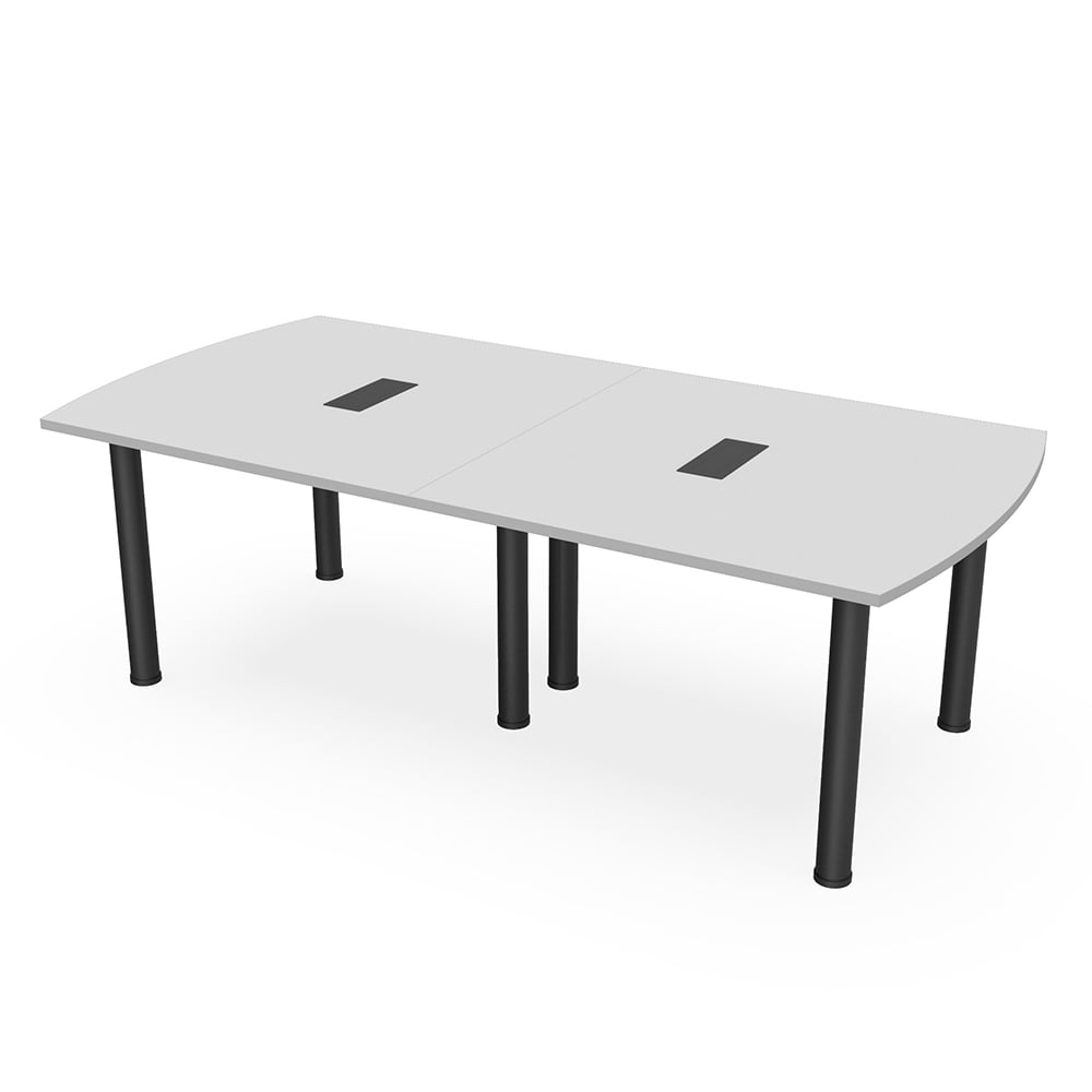 8X4 Arc Rectangle Conference Table Post Legs Power And Data - Walmart.com