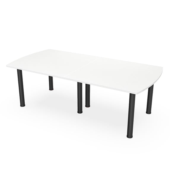 Rectangle Power Table 8X4 Arc Rectangle Conference Table Post Legs Power And Data - Walmart.com