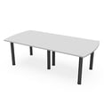 thumbnail image 1 of 8X4 Arc Rectangle Conference Table  Post Legs Power And Data, 1 of 5