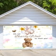 thumbnail image 1 of 8X6 ft Blue We Can Bearly Wait Garage Door Decorations Background Boho Cute Bear Baby Shower Decorations Backdrop Lovely Cartoon Balloons Bear Baby Shower Party Decorations Banner Cover, 1 of 5