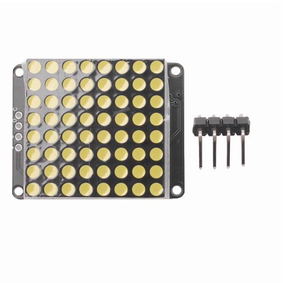 8X8 LED Matrix Module HT16K33 Interface LED Dot Matrix Module Support Expansion Connection LED Electronic Screen B