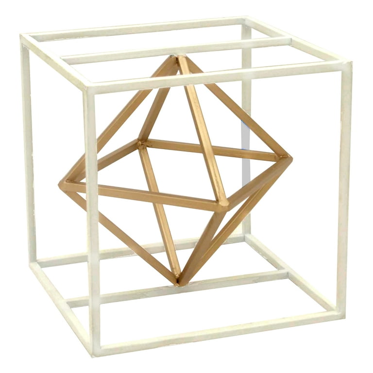 8X8X8 Double Cube Decorative Desk Ornament 