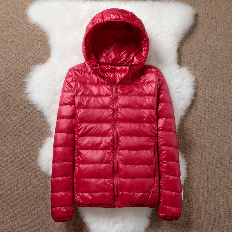 8XL Women White Duck Down Jackets 6XL 5XL Female Ultra Light Duck Down