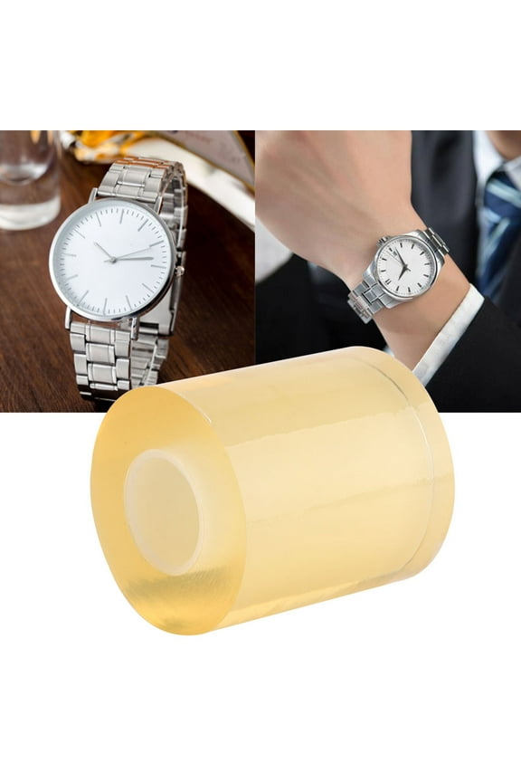 8cm Anti Static Clear Protective Film Watch Clock Jewelry Protector Tape