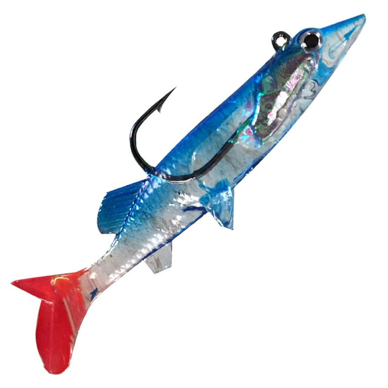 8cm Artificial Fishing Lure Bite-resistant Realistic Plastic Single Hook Fishing Bait Tackle Tool, As Shown 45473