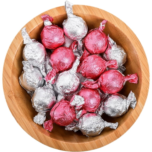 8cm Gold Aluminum Foil Candy Wrappers - Orange Peel Texture, 100Pcs for DIY Homemade Chocolates, Desserts & Party Favors