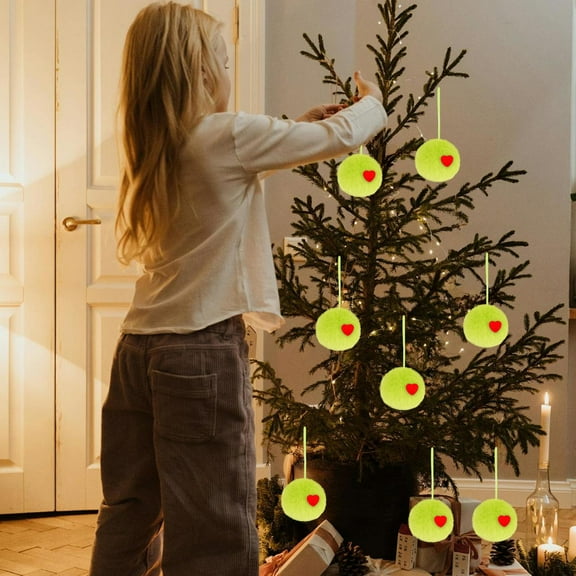 8cm Green Christmas Tree Ornaments, Solid Color Shatterproof Christmas Balls for Indoor Tree Decor, Fireplace Mantle and Holiday Displays