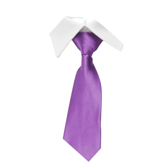 8cm Mens Solid Satin Neckties Clearance Fashion Business Dress Shirt Solid Polyester Hand Tie Purple