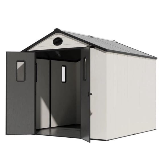 8ft×8ft Outdoor Spacious Resin Storage Shed