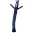 thumbnail image 1 of 8ft Inflatable Tube Man Solid Black Color - Complete Set with Blower, 1 of 1