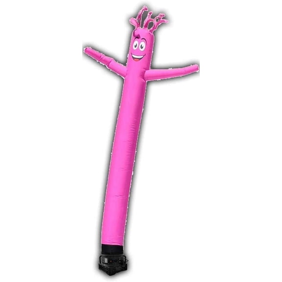 8ft Inflatable Tube Man Solid Light Magenta Color - Complete Set with Blower