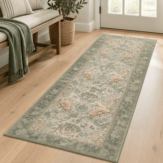 8ft Long Flkitchen Runners - S2x8 Runner Rug For Hallway Bathroom ...
