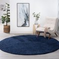thumbnail image 1 of 8ft Round Modern Navy Round Area Rugs for Living Room | Bedroom Rug | Dining Room Rug | Indoor Entry or Entryway Rug | Kitchen Rug | Alfombras para Salas 7'10'' Round, 1 of 5