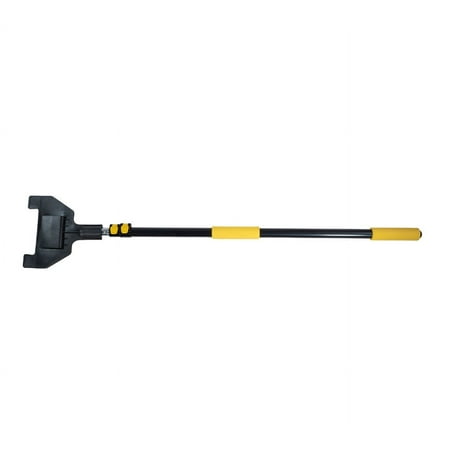 8ft V Shaped Board Corner Protector Extension Handle - Edge Protector Pole for Flatbed, Adjustable Locking Clamps V Edge Sponge Hand Held Guards Handle