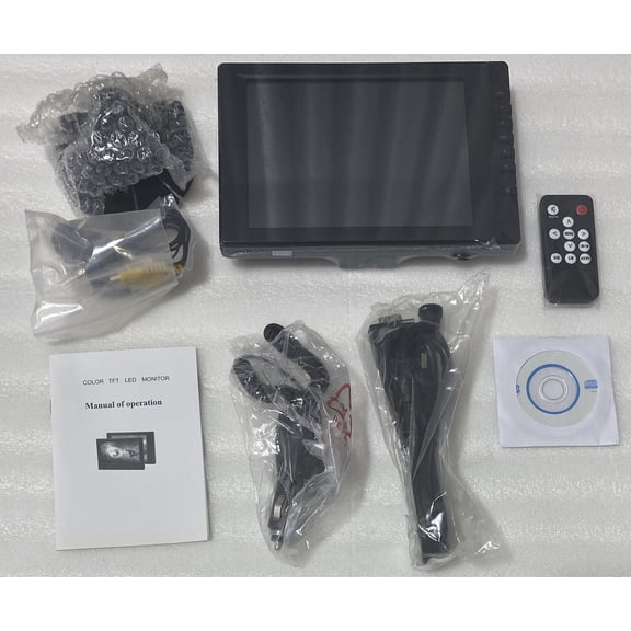 8in Color TFT LED Monitor for 12 VDc Operation