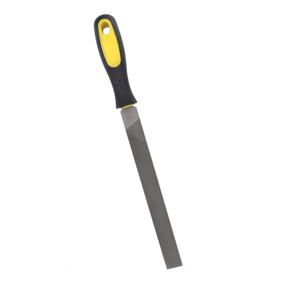 8in Flat Mill Steel File Grinding Blade with Handle Sharpening Shaping Tool for MetalFine Teeth File