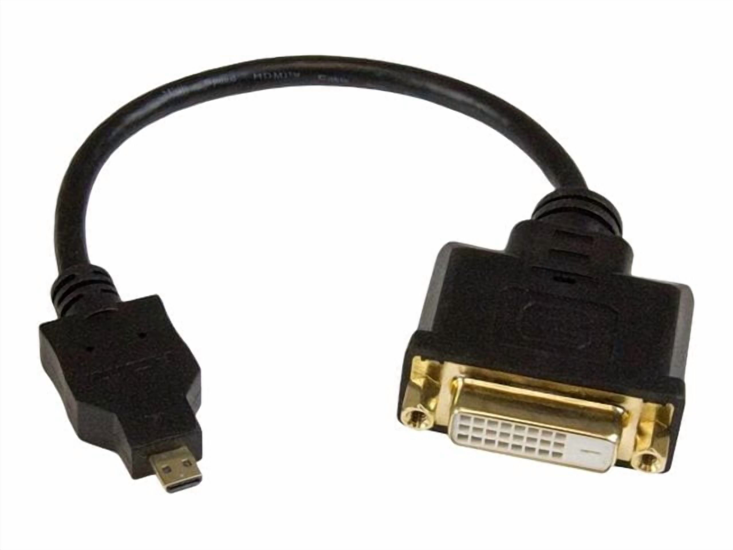 StarTech 8" Micro HDMI to DVI-D Adapter M/F