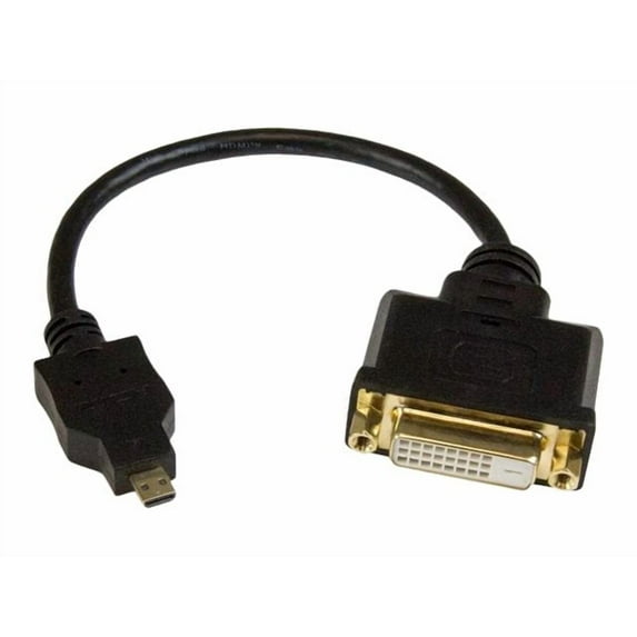 StarTech 8" Micro HDMI to DVI-D Adapter M/F