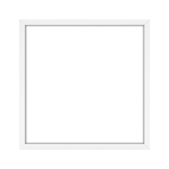 8in Square Wood Picture Frame for DIY Photo Wall Collage Display, 0.75in Thick Wooden Wall or Tabletop Frame for Home Decor Gallery
