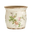 thumbnail image 1 of 8in. Tuscan Ceramic Floral Print Planter, 1 of 7