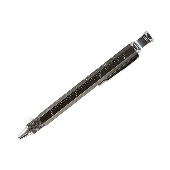 8in1 Multifunctional Metal Tool Pen With Bottle Opener, for Office Daily Use and Outdoor Casual Activity, Practical Ballpoint Pen With Multi Tool for Daily Convenience