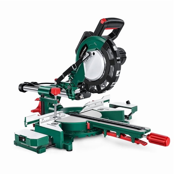 8inch 210mm Sliding Miter Saw Single Bevel With LED Light Electric Power Tool Cutting Machine ,Easy to Operate