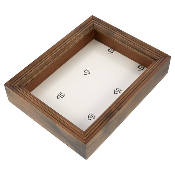 8inch Shadow Box Frame Wood Display Case for Awards Medals Photos Ready to Memory Box