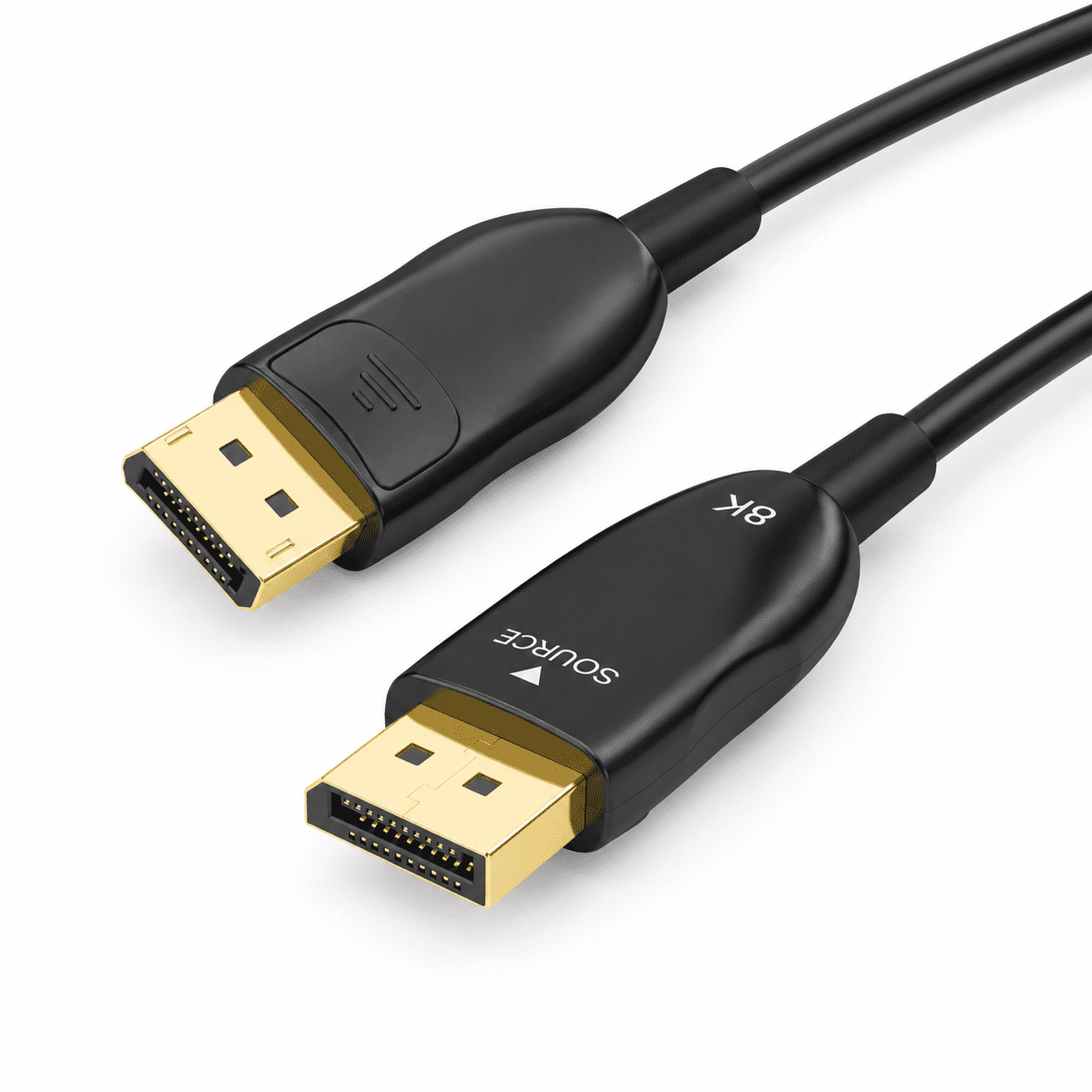 Monitor Cabling 8k Fiber Optic Displayport 2.1 Cable 6.6ft High Speed 54gbps for Gaming ...
