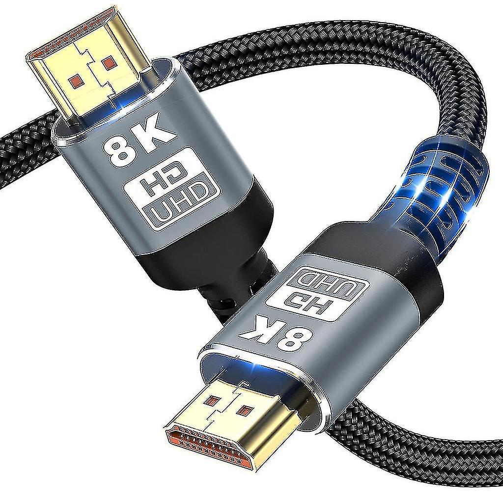 YIWENTEC HDMI 2.1 Glasfaserkabel, 8K @ 60Hz, 15m – Ultra High Speed Für TV, Gaming & 4K/8K Übertragung Mit Dolby Vision