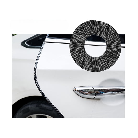 8m Car Door Anti-Collision Strip Decorative Stickers Invisible Protective Rubber Strips Stable Scratch Resistant Fit Styling CN