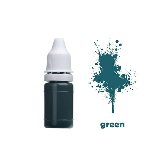 8ml 9 Color Useful Colorful Oil DIY craft Inkpad Scrapbooking Photosensitive Seal Flash Refill Ink Stamping Machine GREEN