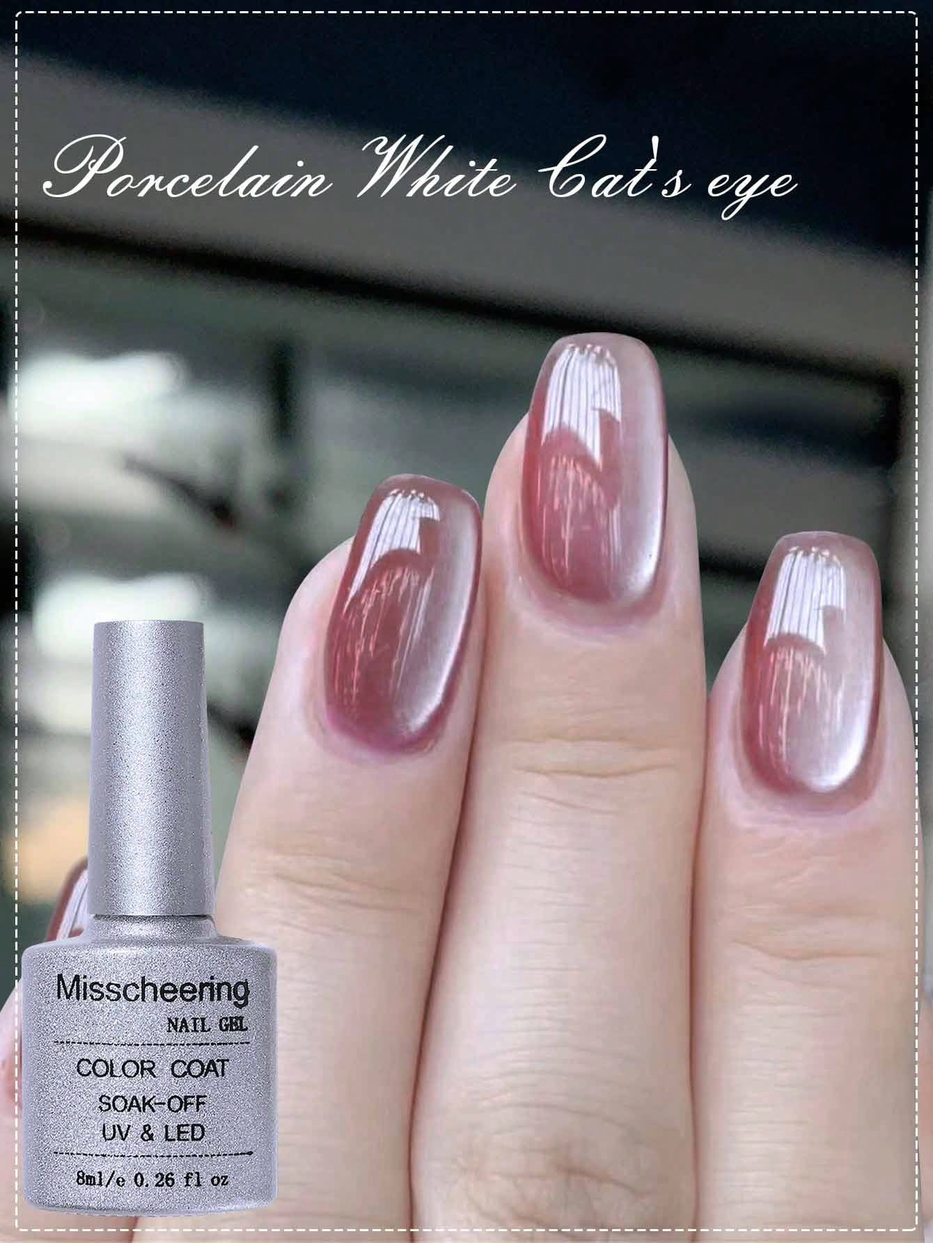 8ml Nail Art Ceramic White Moonlight Cat Eye Gel Polish, Translucent, Long-Lasting, Soak Off, LED/UV Quick Drying Nail Gel, Nail Art Gift For Women - Walmart.com 8ml Nail Art Ceramic White Moonlight Cat Eye Gel Polish, Translucent, Long-Lasting, Soak Off, LED/UV Quick Drying Nail Gel, Nail Art Gift For Women - Walmart.com