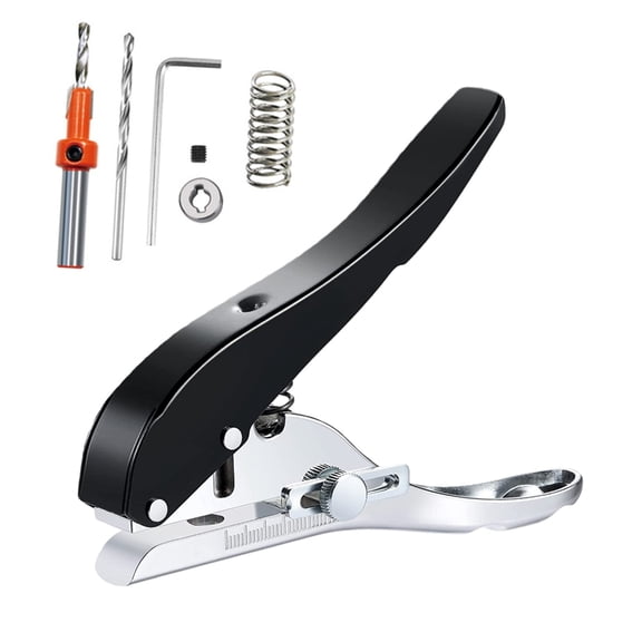 8mm/10mm Heavy Duty Hole Puncher Paper Punch Portable Handheld Long Hole Punch