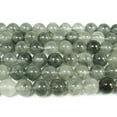 thumbnail image 1 of 8mm 15.5 Inches Cloud Grey Quartz Smooth Round Beads Genuine Gemstone Natural Jewelry Making, 1 of 1