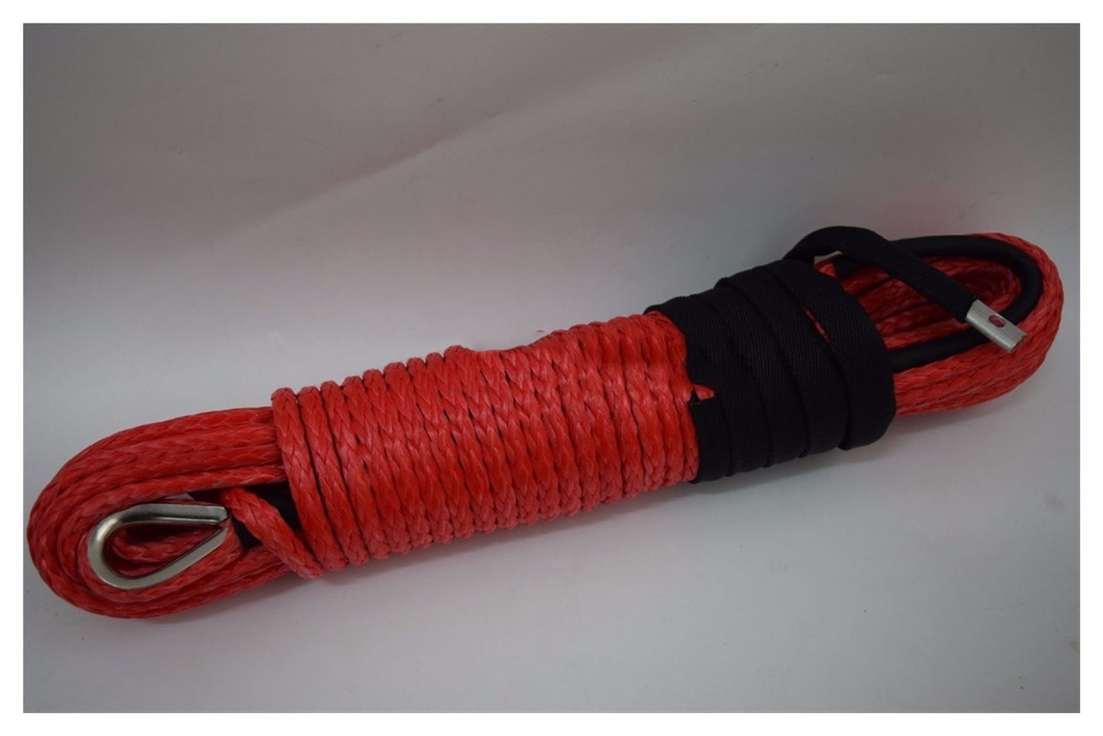 8mm*30m Red 4x4 SUV Off-road Synthetic Winch Cable,Off Road Rope,ATV ...