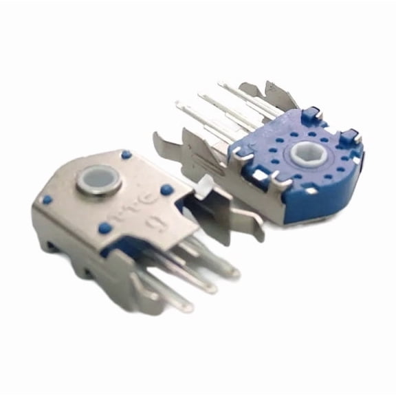 2PCs Dustproof Silver Wheel Encoders 8mm 9mm 10mm 11mm for Smooth Scrolling