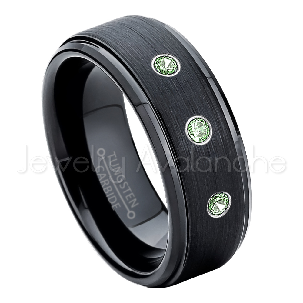 Alexandrite mens store wedding band