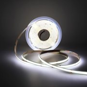 8mm COB LED Strip Light, 16.4FT DC 24V 6000K COB Light Strip, 480LEDs/M Cuttable LED Light Strip for Bedroom Home Kitchen Cabinet Decor NO Power Supply