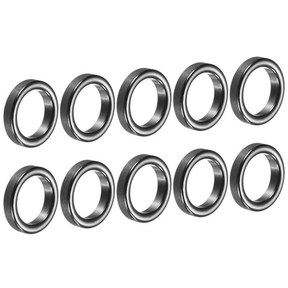 8mm Ceramic Guide Ring Fishing Rod Repair Kit, Black 20 Pack