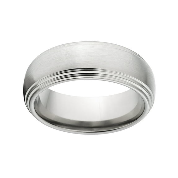 8mm Custom Stainless Steel Ring by Luxurien