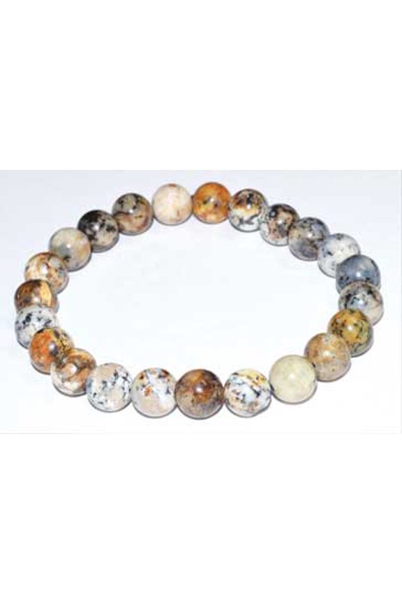 8mm Dendritic Opal bracelet