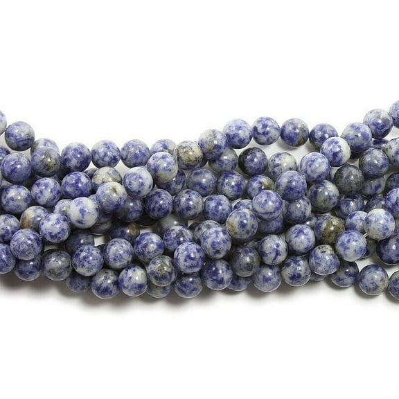8mm Denim Lapis Round Beads Genuine Gemstone Natural Jewelry Making