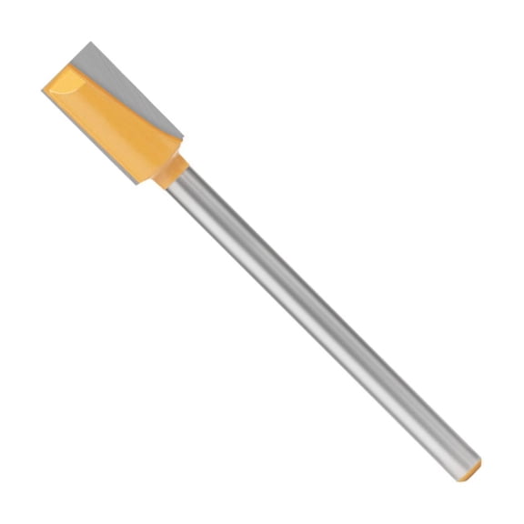 8mm Extra-Length Router Bit, Anti-Clog Design & for Woodworking
