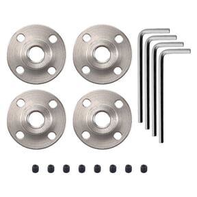 8mm Flange Coupling Connector, Guide Steel Model Coupler (4 Pack)
