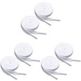 thumbnail image 1 of 8mm Flat Laces White Boys And Girls Shoes Suitable For Sports And Leisure Mountaineering Basketball Shoes, 1 of 7