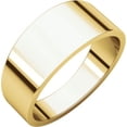 thumbnail image 1 of 8mm Flat Tapered Band in 10k Yellow Gold - Size 6, 1 of 7