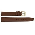 thumbnail image 1 of 8mm Genuine Smooth Leather Flat Light Brown Watch Strap, 1 of 1