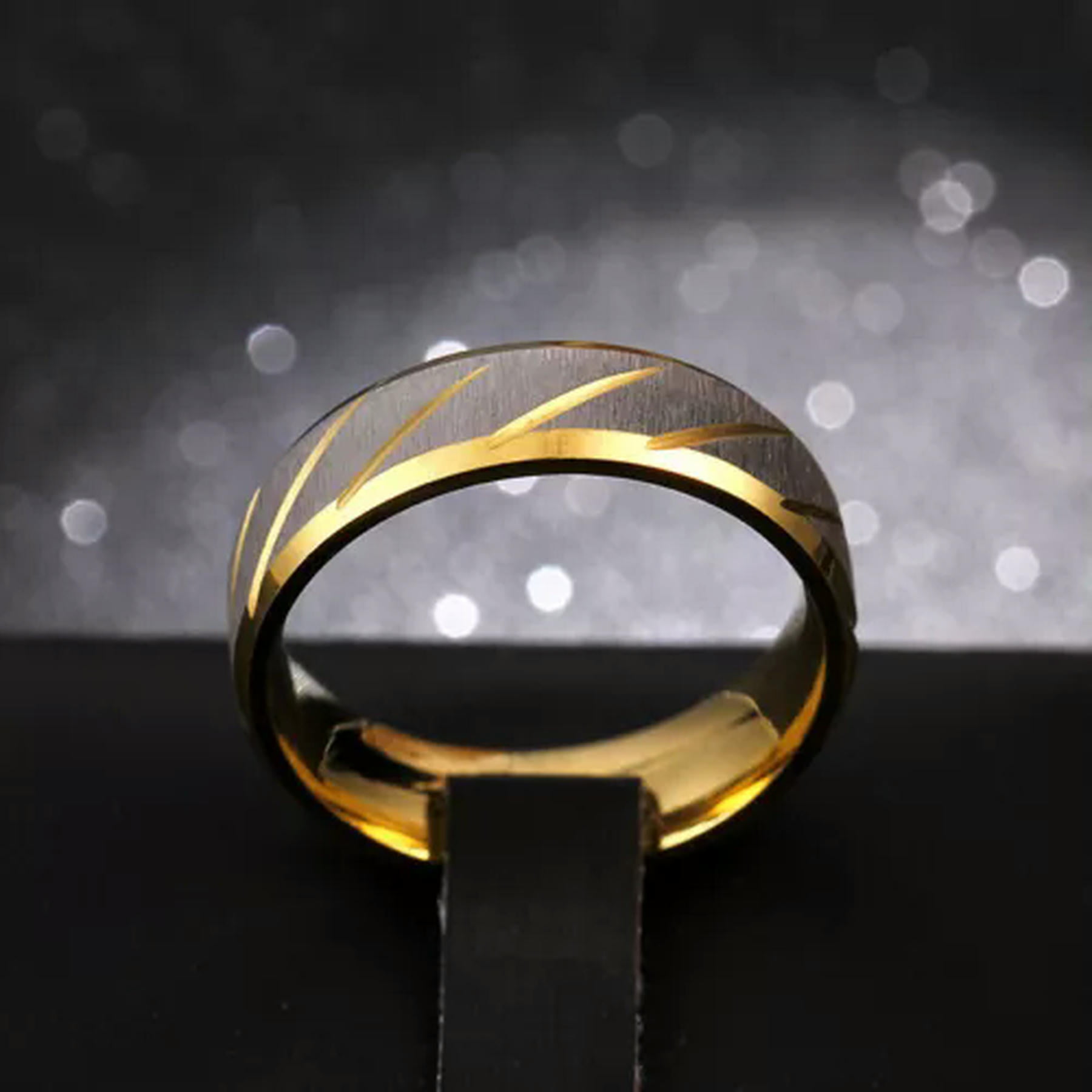 8mm Black Titanium Wedding Band - High Polish Engagement Ring For Men & Women, Sizes 6-14, Scratch Resistant