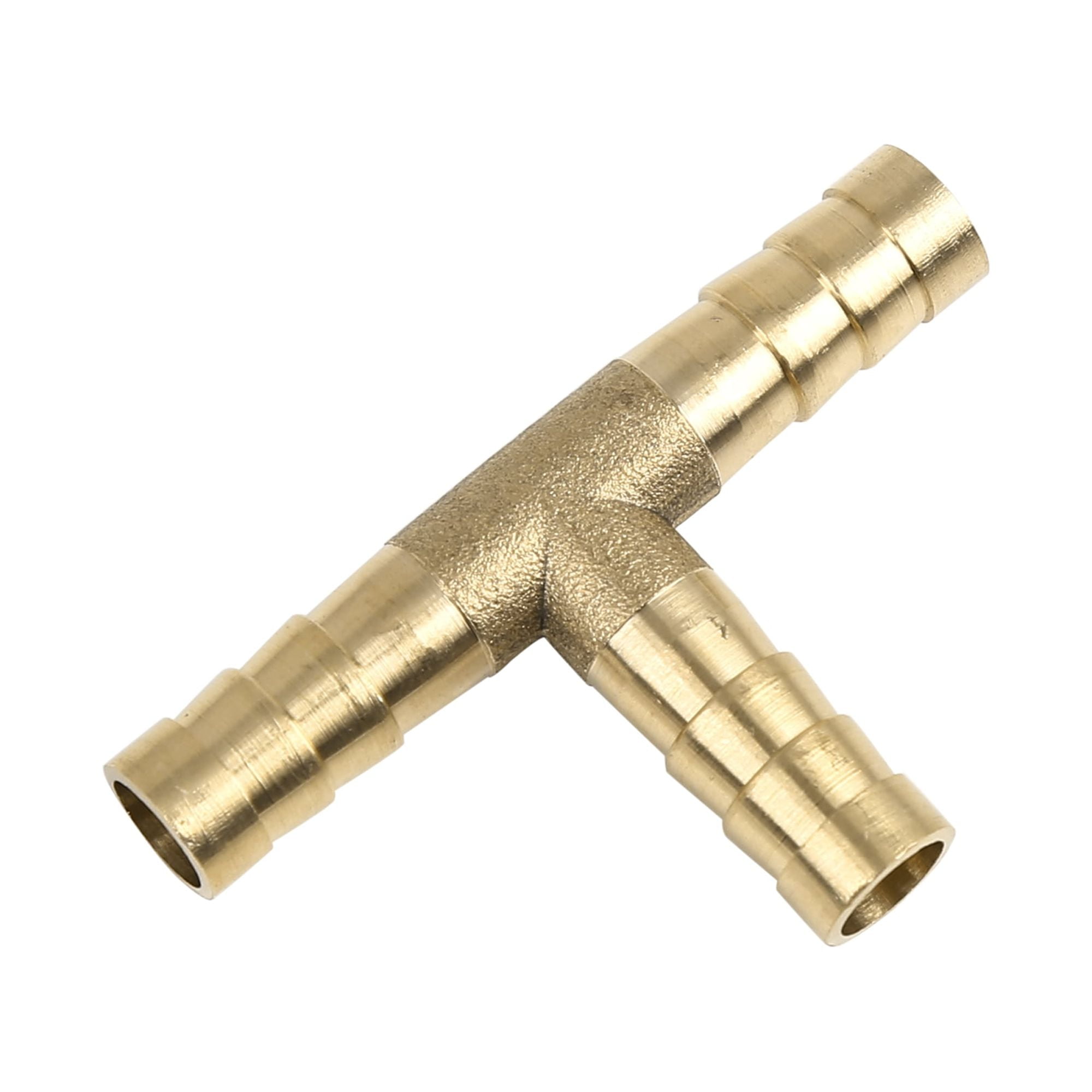 8mm Hose Barbed Brass 3 Way Tee Connector Thread Joiner Adapter for ...