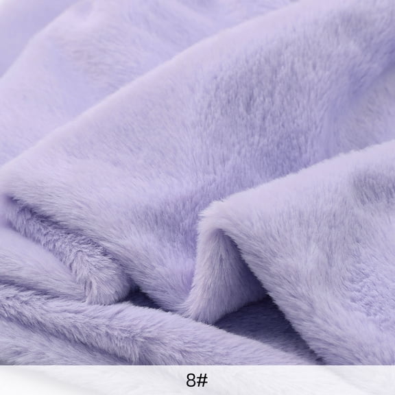 8mm Imitation Rabbit Fur Fabric Soft Short Plush For Warm Scarf, Doll,DIY Plush Toys Fabric Background Display Cloth 50x50cm/1m
